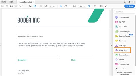 Send documents for signature .
